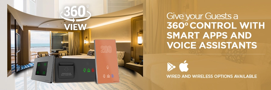BuildTrack guest hotel Automation Apps enables hotel/restaurants owners to provide their guests the convenience of controlling multiple functions in their room.